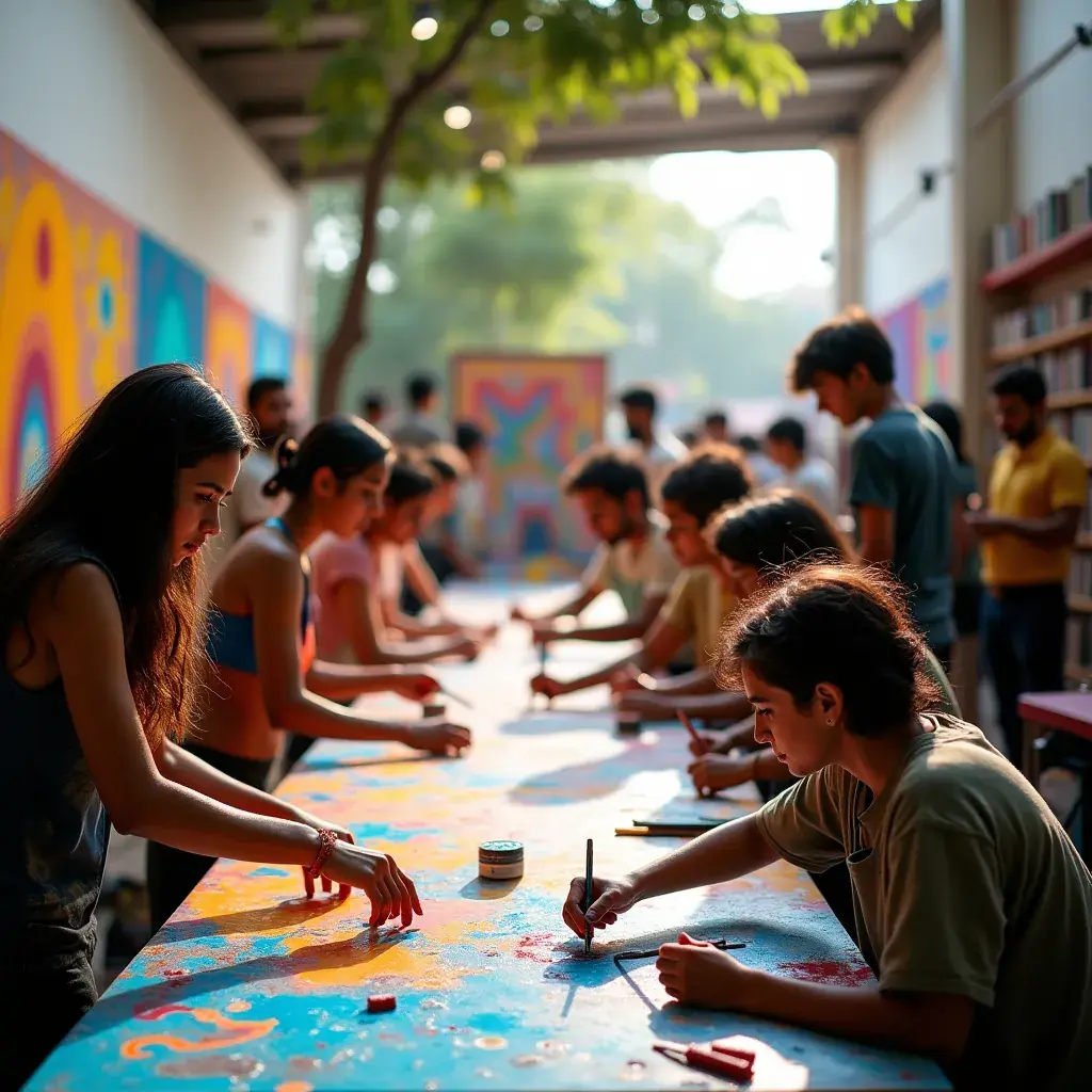 Professional team collaboration